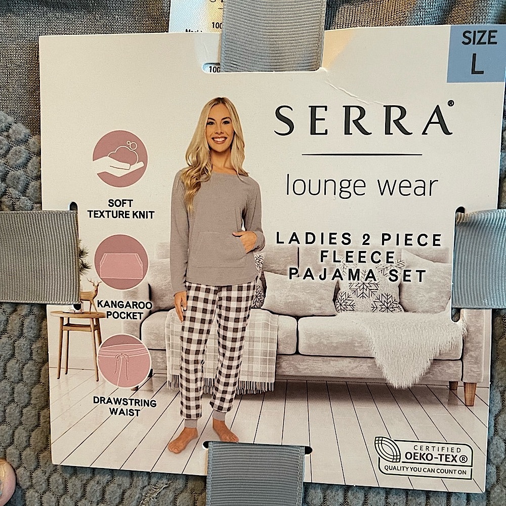 Serra grey and white lounge wear☁️
